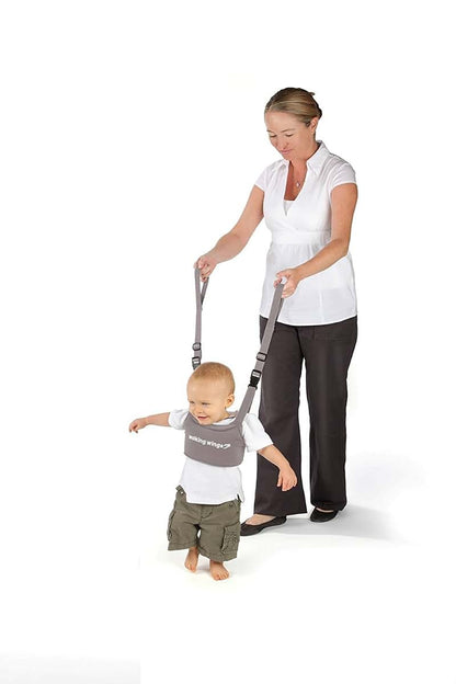 UpSpring Baby Walking Wings Learn To Walk Assistant, Gray Handheld Harness