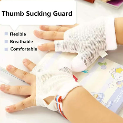 Soft Adjustable Thumb Sucking Guard for Kids Finger and Nail Stopping Device