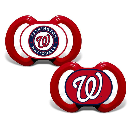 Masterpieces Baby Fanatic MLB 2-Piece Gen. 3000 Pacifier, Washington Nationals