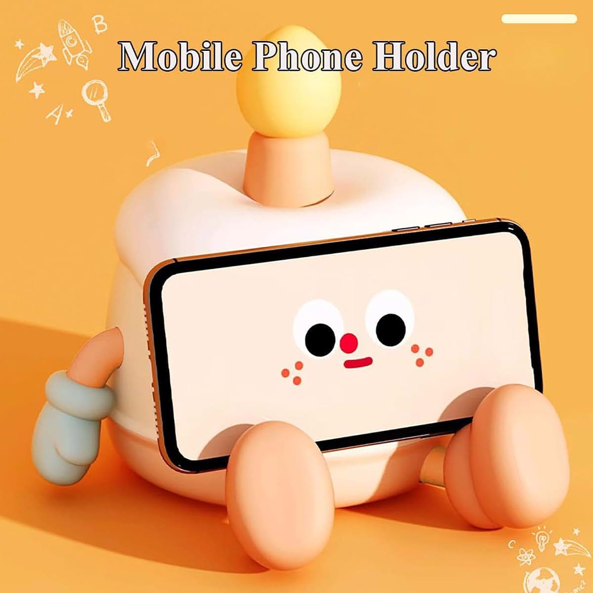 Hamwesh LED Night Lamp, Soft Silicone Birthday Cake Night Light for Kids with Phone Holder & 3 Level Dimming (photo 2)