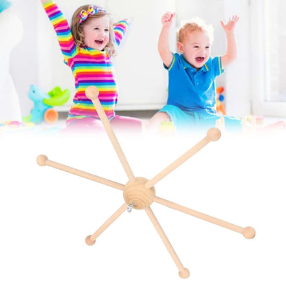 Wooden Baby Crib Mobile Hanger Frame Kit