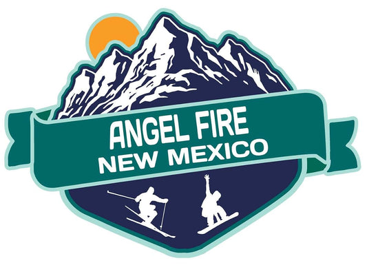 R and R Import Angel Fire New Mexico Ski Adventures 4 Inch Fridge Magnet