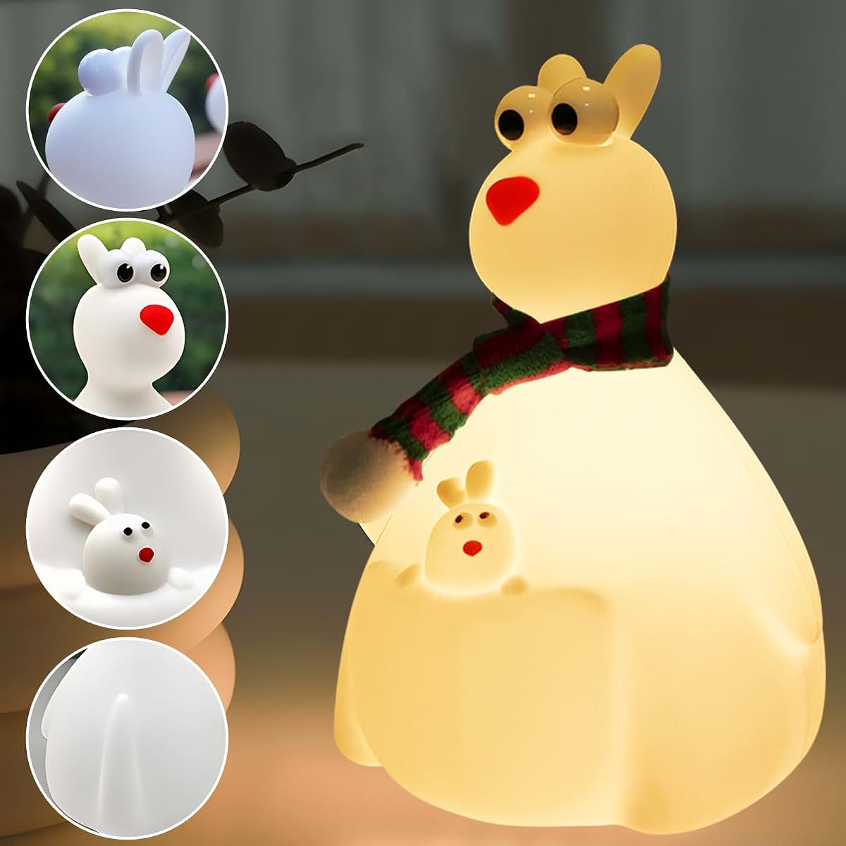 HPYDIY Cute Kangaroo Night Light with Touch Color Changes (photo 3)