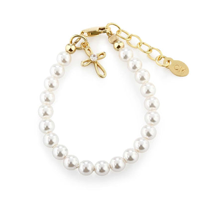 Cherished Moments Pearl Bracelet in 14K Gold-Plated or Sterling Silver