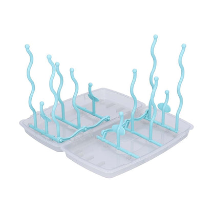 mumisuto Foldable Baby Bottle Drying Rack with Drainer