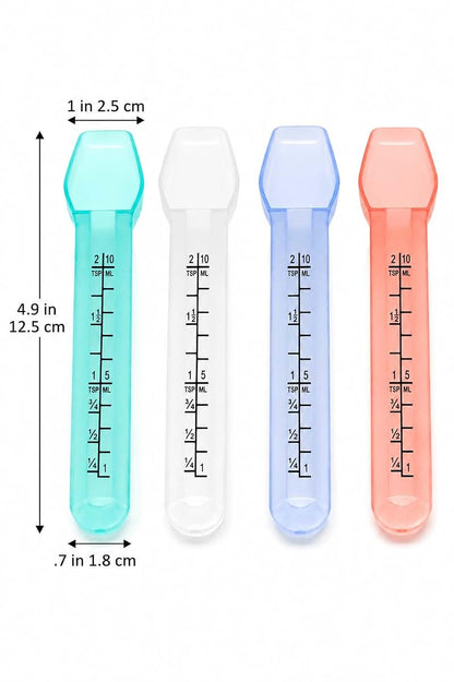 Healthaccessories 2 TSP 10 ml 10cc Calibrated Medicine Spoon 4 Pack (2) (photo 3)