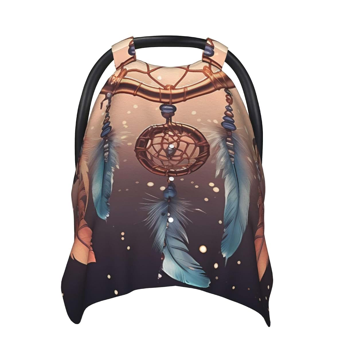 GDSHJKLW Baby Car Seat Canopy Cover, Native American Dream Catcher
