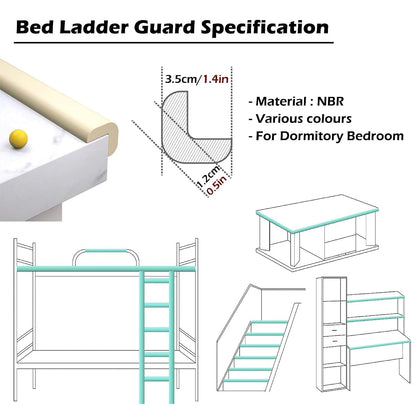 Chewyz Soft Bunk Bed Ladder Cover Foam Padding