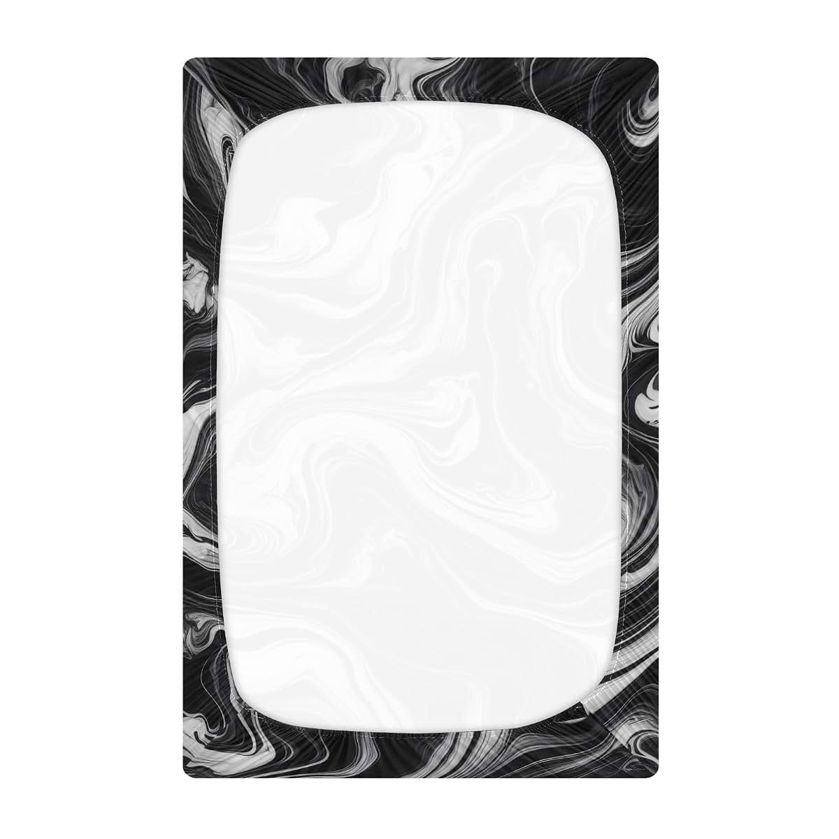 Kigai Marble Texture Fitted Crib Sheet