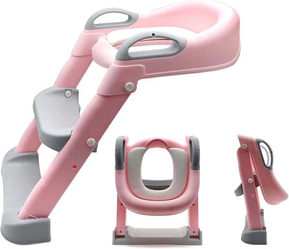 XKMT Classic Potty Training Toilet Ladder Seat In Pink