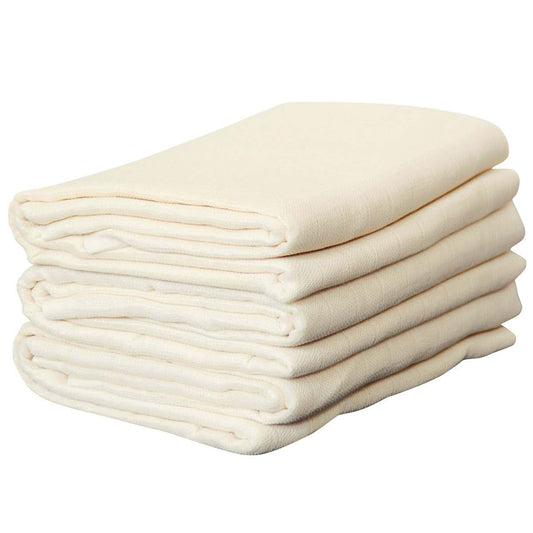 Disana Muslin Nappies 80 x 80 cm Pack of 5 Natural