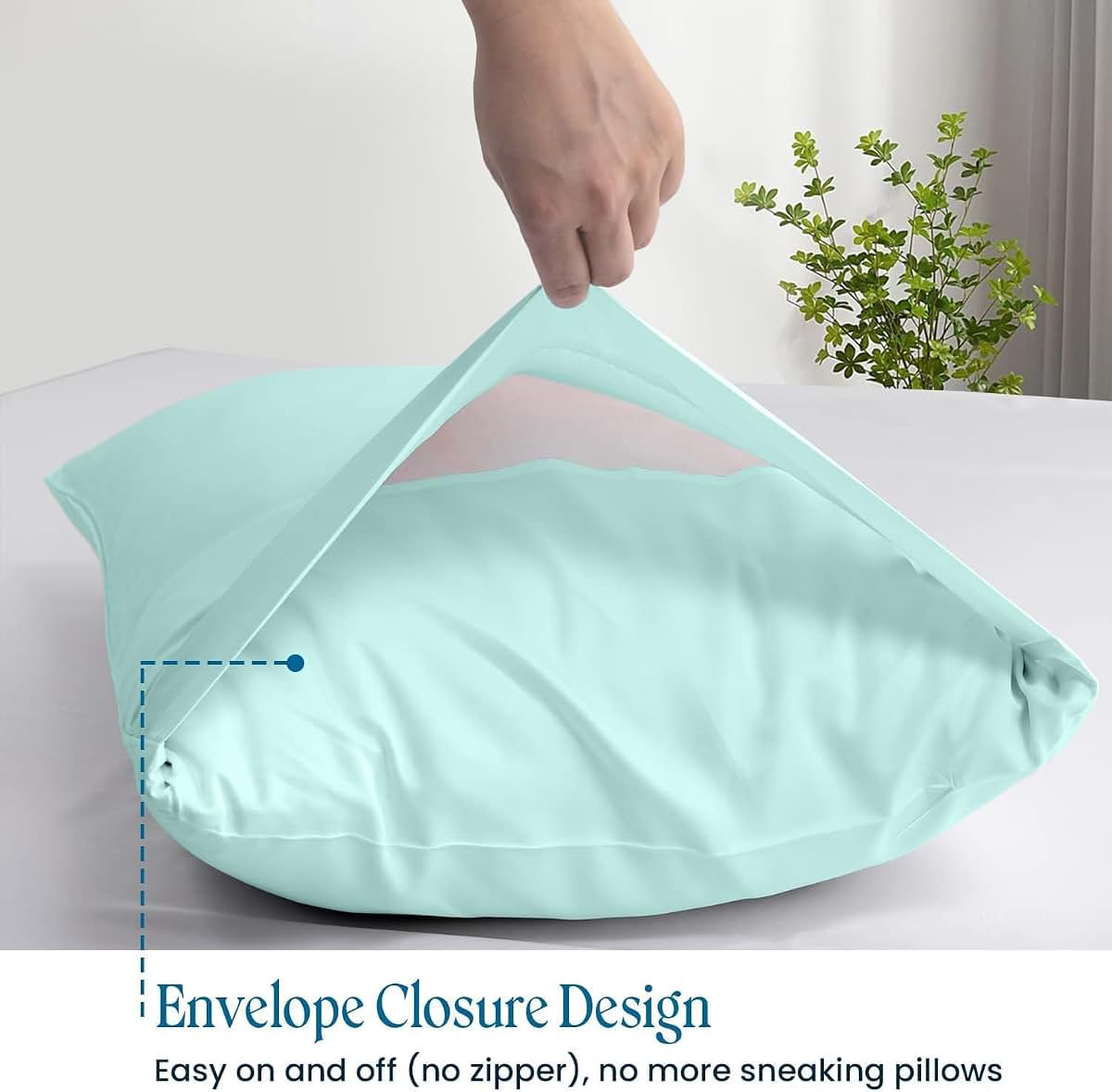 The Cloudtuck Linen Toddler Egyptian Cotton Pillow Cases