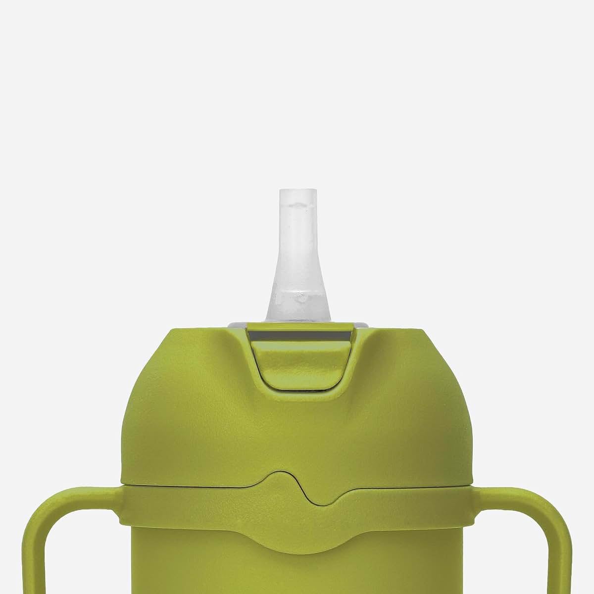 Comotomo Toddler Tumbler 8oz Insulated Sippy Cup With Silicone Straw And Spout, Green