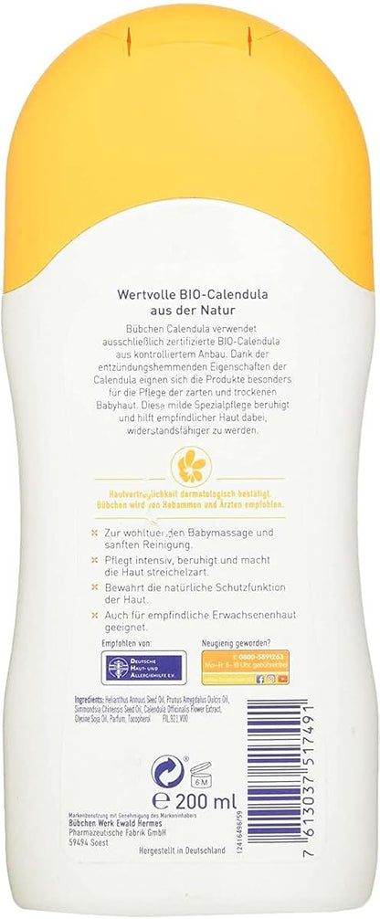 Bübchen Baby Oil with Calendula 200 ml (photo 2)
