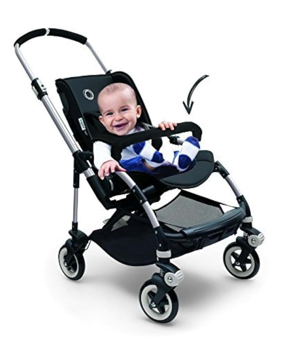 Neutral Bumper Bar For Bugaboo Bee Strollers In Faux Leather