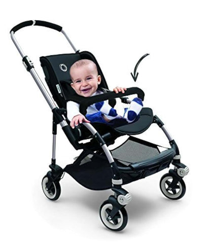 Neutral Bumper Bar For Bugaboo Bee Strollers In Faux Leather