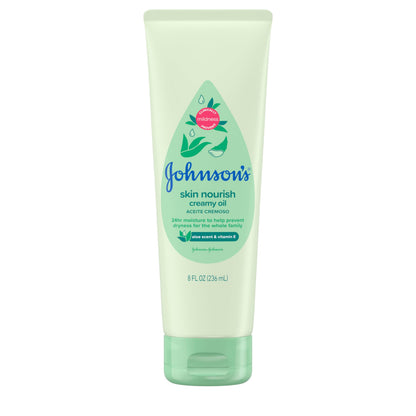 Johnson's Skin Nourish Creamy Oil Aloe Scent