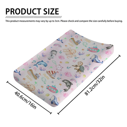 Kastlee Sea Animals Baby Changing Pad Cover