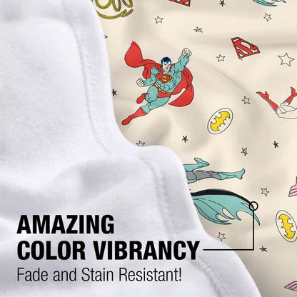 LOGOSVISION Unisex Characters And Symbols Fleece Blanket