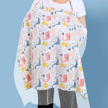 Surakey Breastfeeding Nursing Cover With Adjustable Neckline