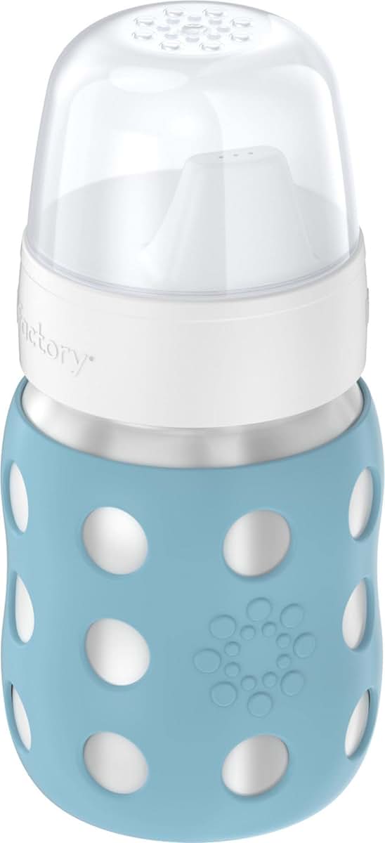 Lifefactory Stainless Steel Hard Sippy Bottle