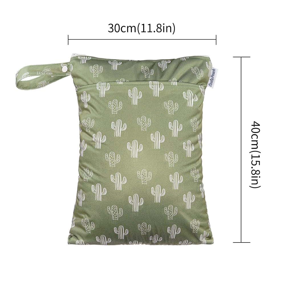 MOMIGO Wet Dry Bags for Cloth Diapers - Multi-Function Reusable Storage Set