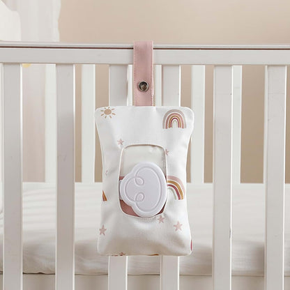 Molkasia Cotton Wipe Holder Reusable Travel Container With Hanging Strap