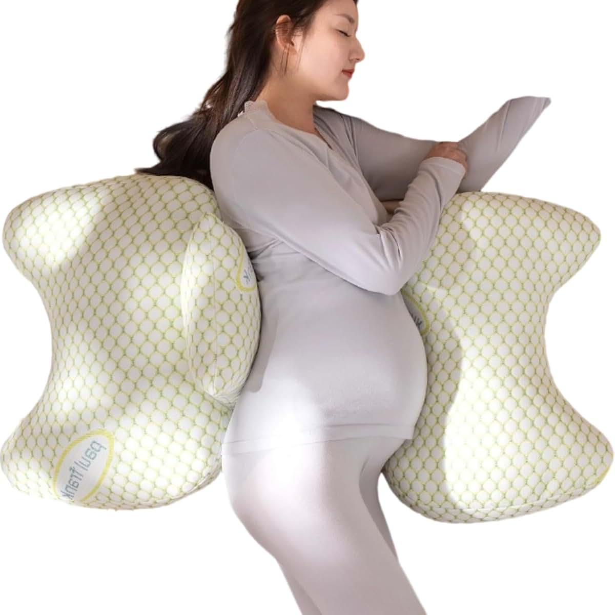 HAPIKI Pregnancy Pillows for Sleeping, U Shaped Full Body Pillow for Pregnancy Women,Maternity and Nursing Pillow