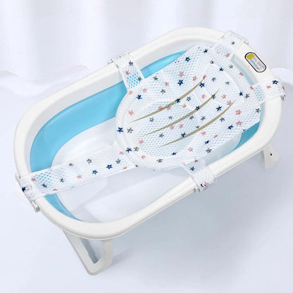 HYROOY General Adjustable Baby Bath Seats Net Newborns Baby Not Slip Bathtubs Net Pad Bathtubs Net (photo 4)