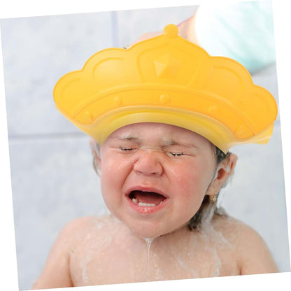 Totority Adjustable Silicone Hair Washing Hat Yellow
