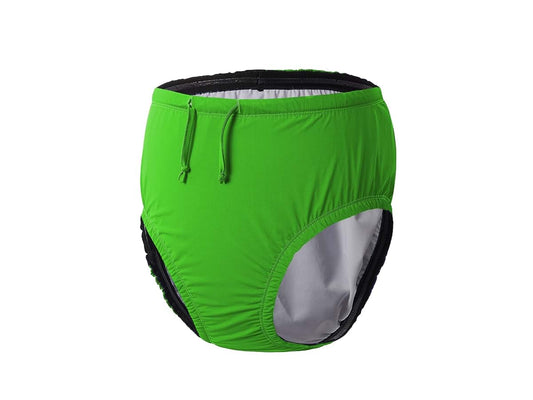 Eeost Youth Special Needs Reusable Swim Diaper Incontinence Cover, Lime Green 10-12T
