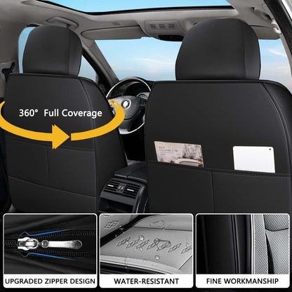 QUFEI Front Seat Covers for RAM 1500 2012-2024 Pick-up Truck Car Seat Protectors