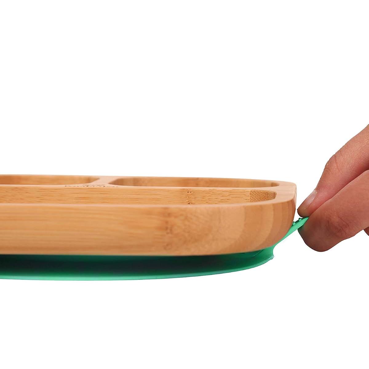 Youkoo Kitchen Bamboo Toddler Stay Put Dish and Weaning Set (photo 2)