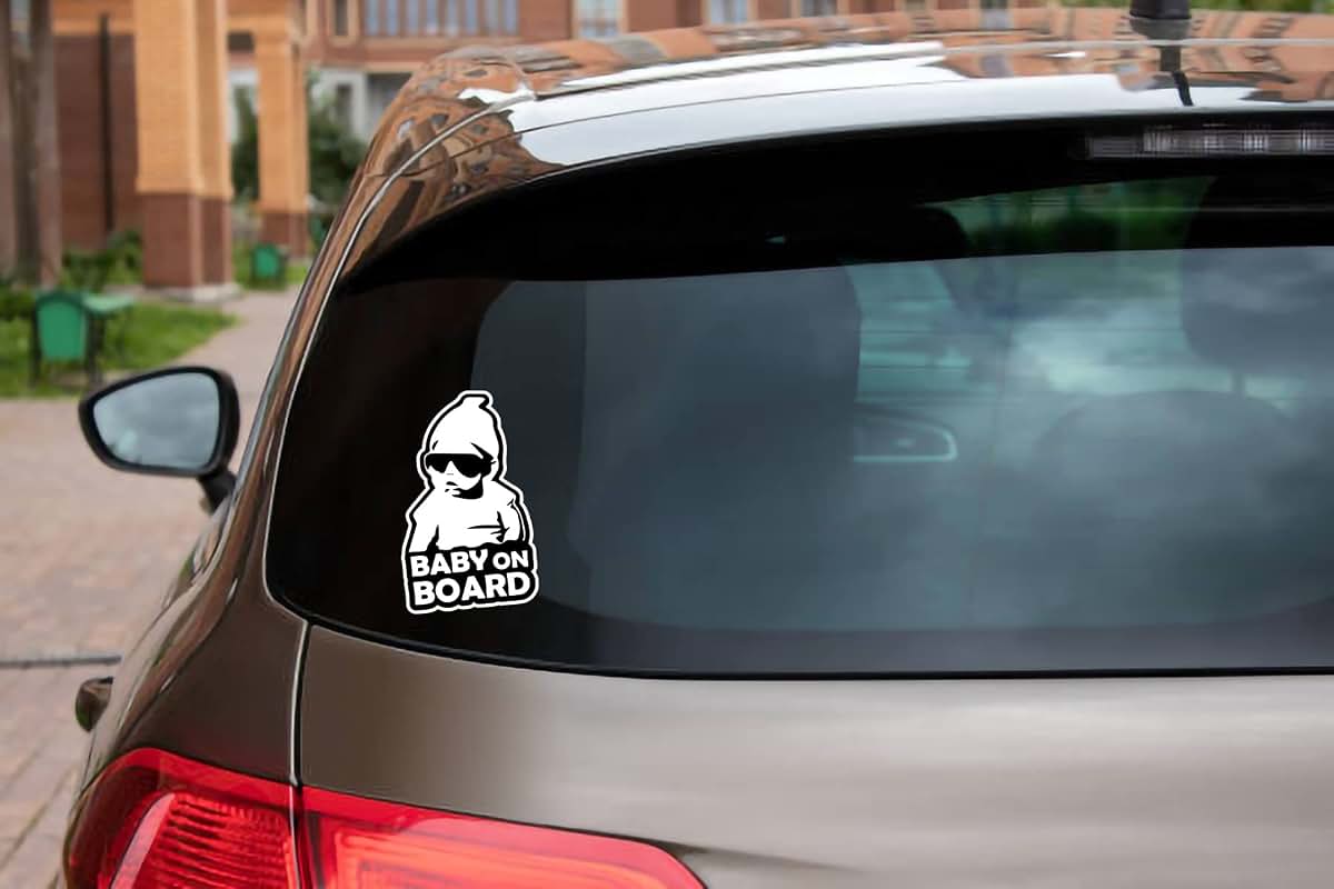Baby On Board Sticker Decal Set for Cars