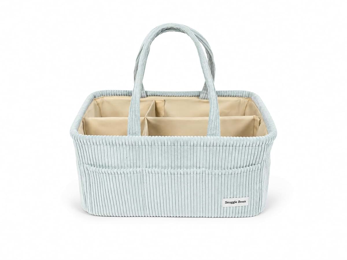Snuggle Bean Diaper Caddy Organizer with Changing Pad Set (photo 2)