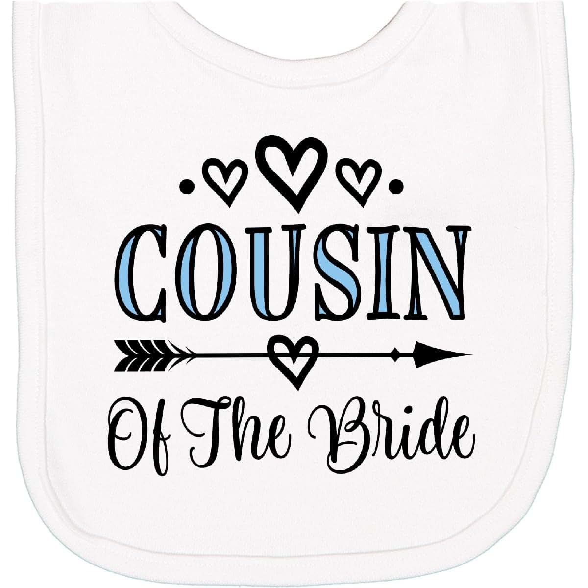 Inktastic Cousin Of the Bride Wedding Newborn Bib