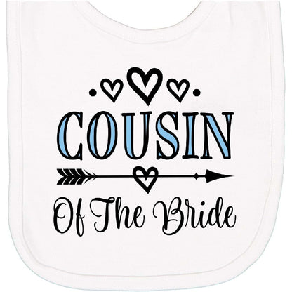 Inktastic Cousin Of the Bride Wedding Newborn Bib