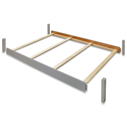 Sorelle Furniture Crib Conversion Rail with Toddler and Adult Rails, Wood, Weathered Gray