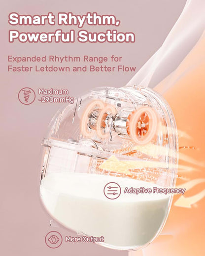 Ncvi Wearable Hands Free Breast Pump With 4 Modes And 9 Levels