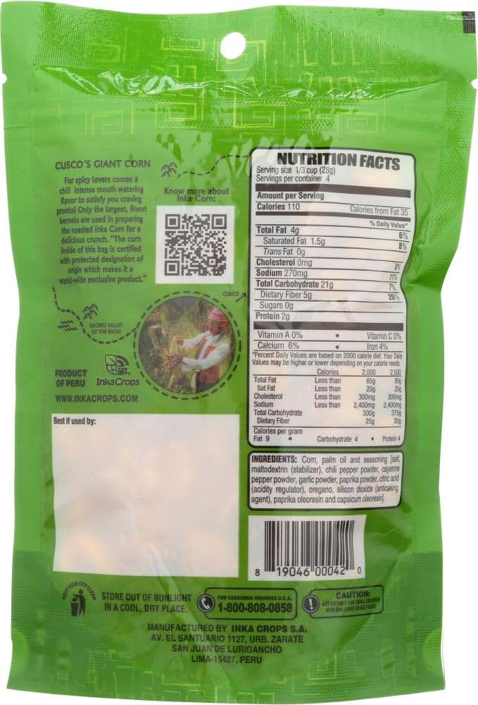 Starworld Market Inka Crops Inka Corn Chile Picante Corn Chips (photo 3)