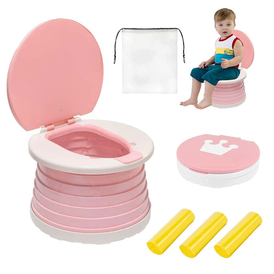 SunnySmile Portable Potty for Toddler,Travel Potty Seat for Toddler,Travel Toilet Kids
