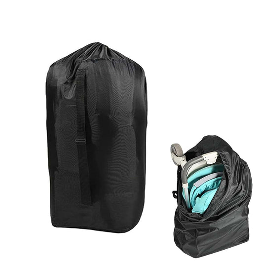 BAIYUE Waterproof Stroller Travel Bag for Airplane with Carry Strap, Black