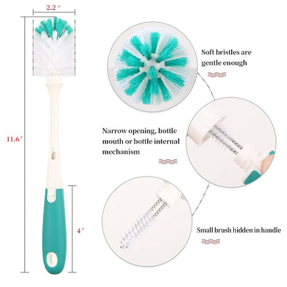 Slaky Long Handle Bottle And Nipple Brush (photo 2)