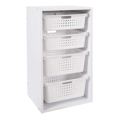 Kids Sliding Bin Organizer with 4 Pull-Out Storage Bins