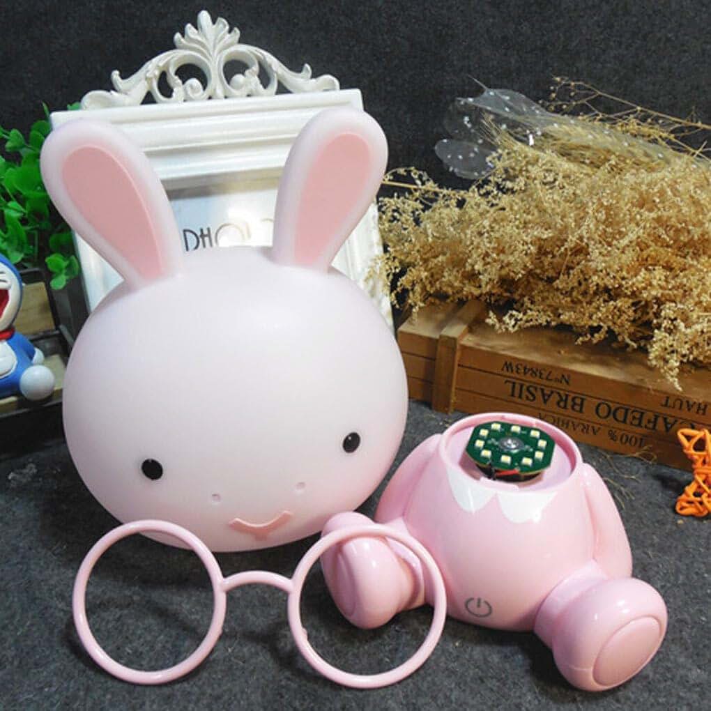 WUUISDNX Three light colours - LED rabbit night light for a customizable atmosphere ABS night light table lamp, 55003B (photo 4)