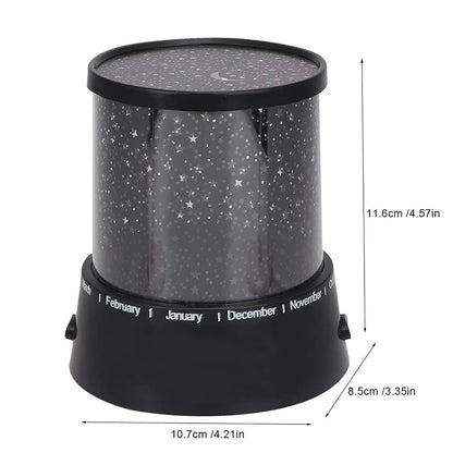 BabyOneStop Star Night Light LED Projection Lamp for Kids Bedroom Decoration