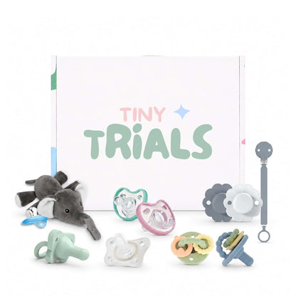 Tiny Trials Pacifier Trial Pack Variety Box For Newborns 0-6 Months