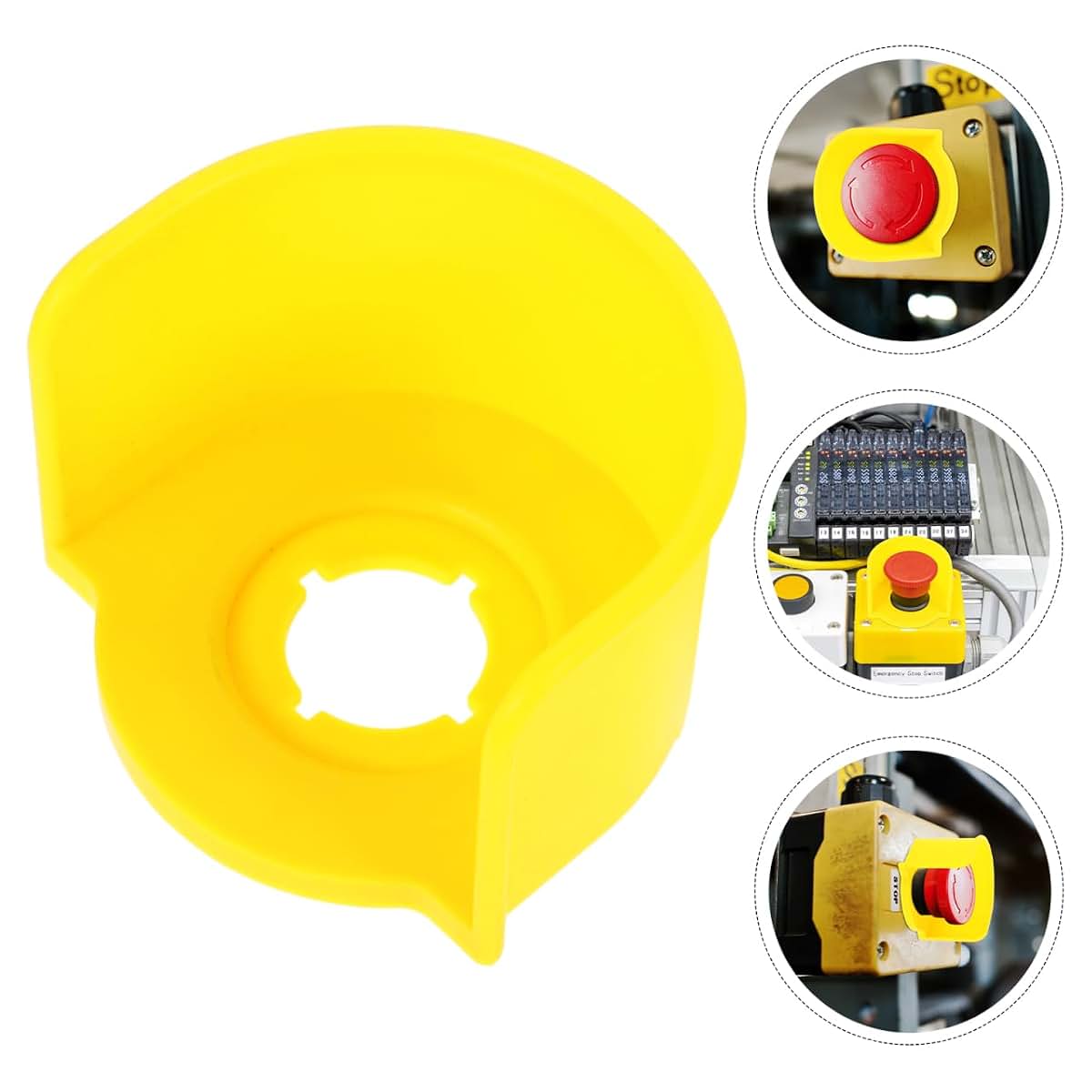 Totority Emergency Stop Protective Seat Push Button Latch Cover