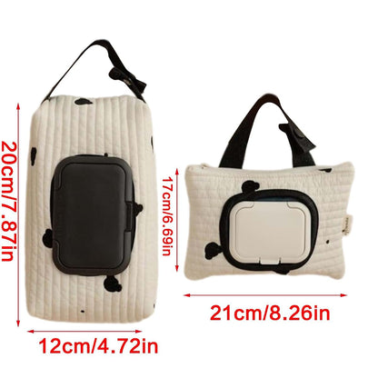 YUGSHNKFC Stylish Bear Embroidery Wet Wipe Pouches Wipe Hanging Pouches for Strollers Excellent for Travel & Daily Use (photo 3)