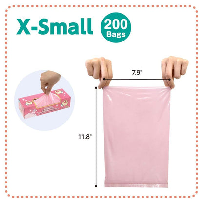 BOS Baby Diaper Disposal Bags, Unscented, 200 Count